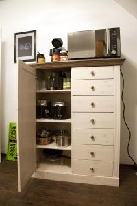 Dapur atau dapur kecil di Gästehaus-Fulda +65 gambar