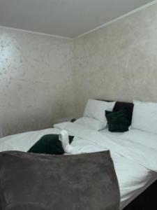a person laying on a bed in a bedroom at Freedom RUMA 2 in Ruma