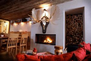 Posezení v ubytování Vögeli Alpenhotel Malbun