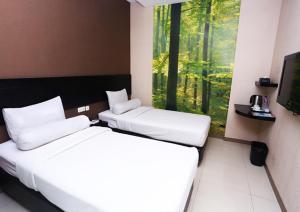 Lova arba lovos apgyvendinimo įstaigoje Vio Hotel Pasteur