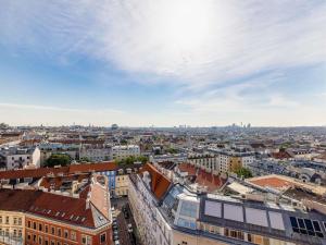 a view of the city of vienna from a building at Ibis Wien Mariahilf in Vienna