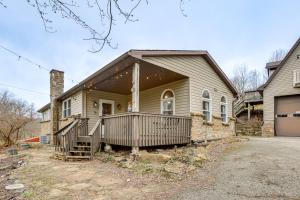 a large house with a porch and a driveway at Great for Groups! Spacious Melcroft Home w/ Deck in Melcroft