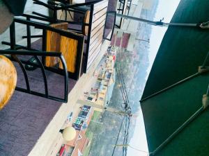 a view of a city from the top of a building at staykigali in Kigali