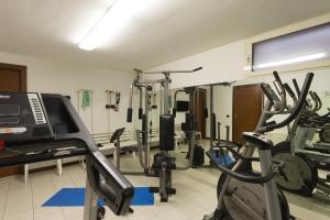Fitness centrum a/nebo fitness zařízení v ubytování Hotel Doge