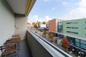 Balkoni atau teres di RELOC Serviced Apartments Wallisellen Bhf.