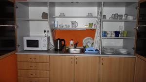 Kuchnia lub aneks kuchenny w obiekcie Hostel Bernarda Bolzana