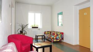 Część wypoczynkowa w obiekcie Hostel Bernarda Bolzana