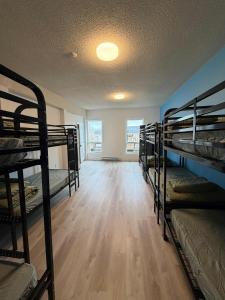 ein Zimmer mit vielen Etagenbetten in der Unterkunft Check Inn in Toronto