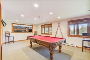 a billiard room with a pool table in it at Mill Lane in Stowe