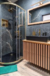 Koupelna v ubytování Babina Loft + 34 fotografií