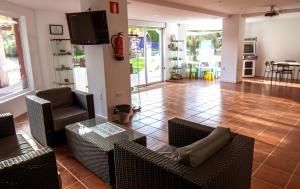 Posezení v ubytování Hostel albergue Paradiso