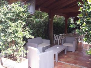 A seating area at Parco Sogni d'Oro