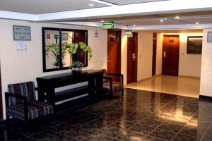 The lobby or reception area at Hotel Universo