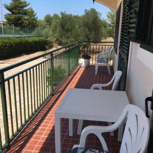 Balkón nebo terasa v ubytování Americana Luxury Apartments