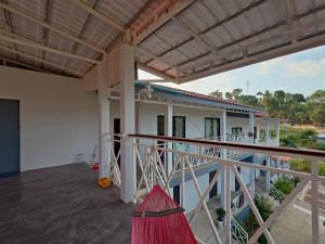 a view from the balcony of a house at New Land Hostel in Kaôh Rŭng (3)