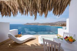a villa with a view of the ocean at Greco Philia Hotel Boutique by Mr and Mrs White in Elia Beach +27 photos