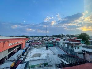 an aerial view of a city with buildings at Hotel Quinta Don Juan in Tapachula