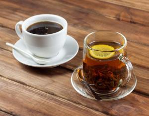 a cup of tea on a plate with a cup of lemon at Hotel Olive Aero Suites Near Delhi IGI Airport in New Delhi +28 photos