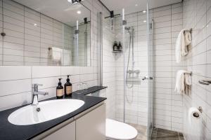 Et badeværelse på Hotel Siemsens Gaard + 27 billeder