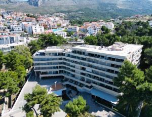 an aerial view of a building in a city at Darkin 10 in Strožanac