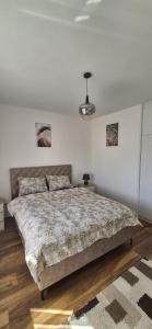 a bedroom with a large bed in a room at Apartman Ivan Trebinje in Trebinje