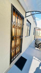 a building with a window with a car in it at Iyana Lodge in Grasmere