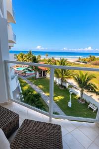 a view of the beach from the balcony of a condo at An apartment with ocean views in Chiriquí