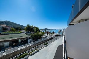 a view of a street from a building at Skopea Inn Exclusive Hotel in Göcek