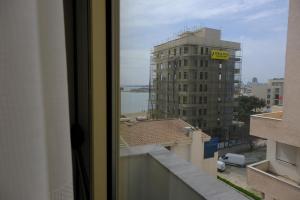 a view from a window of a building at Sea View Family Apartment Durres in Durrës