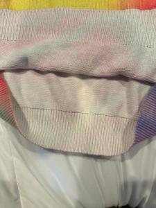 a close up of the seams of a bedsheet at spacious room with great amenities in Boston