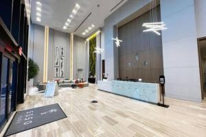 a lobby of a building with a reception desk at Luxury Condo - 3B3B with Amazing Skyline View in Miami +64 photos