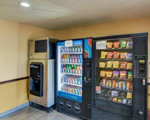 a soda vending machine in a store at Quality Inn DFW Airport North in Irving