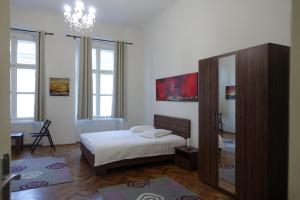 Cama o camas de una habitación en Casa Sforii Brasov