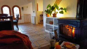 Posezení v ubytování Casa Argentera