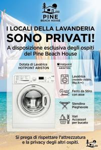 ein Flyer für ein hawaiianisches Rompturompturompturompturompturompturompturomptu digital in der Unterkunft Pine Beach House - Villaggio Turistico con Piscina e Animazione in Campofelice di Roccella
