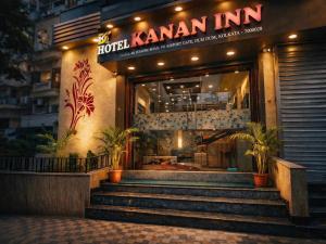 a hotel kannan inn with stairs in front of it at HOTEL KANAN INN in kolkata