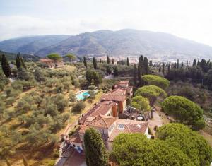 Villa Colle Olivi с высоты птичьего полета