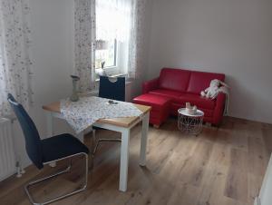 Zona d'estar a Ferienwohnung Aflenz