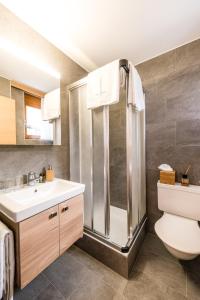 Koupelna v ubytování Chalet Achat