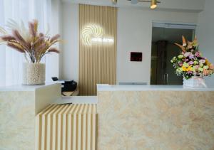 Lobbyen eller receptionen på Hotel Ester