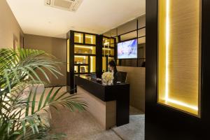 TV a/nebo společenská místnost v ubytování Dominic Smart & Luxury Suites - Republic Square