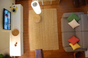 A television and/or entertainment centre at Loft Due Cuori con terrazza