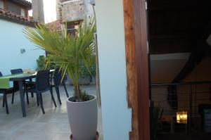 A patio or other outdoor area at Loft Due Cuori con terrazza