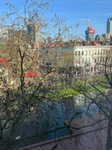 a view of a city with a river and buildings at Westersingel 24-2 in Rotterdam +9 photos