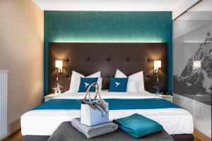 Posteľ alebo postele v izbe v ubytovaní Hotel dasMEI