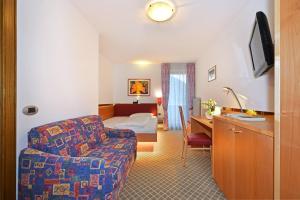 TV a/nebo společenská místnost v ubytování Hotel Hubertushof
