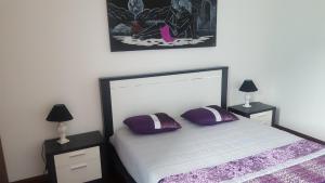Katil atau katil-katil dalam bilik di Apartamento Vista Deslumbrante