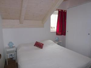 Tempat tidur dalam kamar di Villa Fede