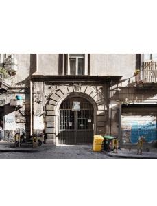 an entrance to a building with a gate at Casetta FRM home in Naples