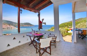 a villa with a view of the ocean at Irene' s Paradise in Skopelos Town